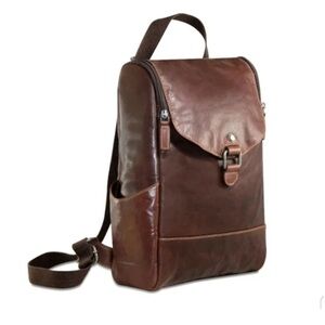 Jack Georges Leather Voyager Bag